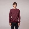 Sweat Col Rond Bordeaux