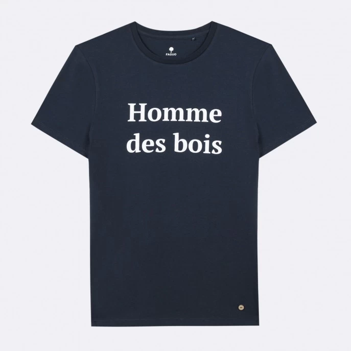 T-shirt Col Rond Bleu Marine Homme Des Bois 3 T-shirt Col Rond Bleu Marine Homme Des Bois