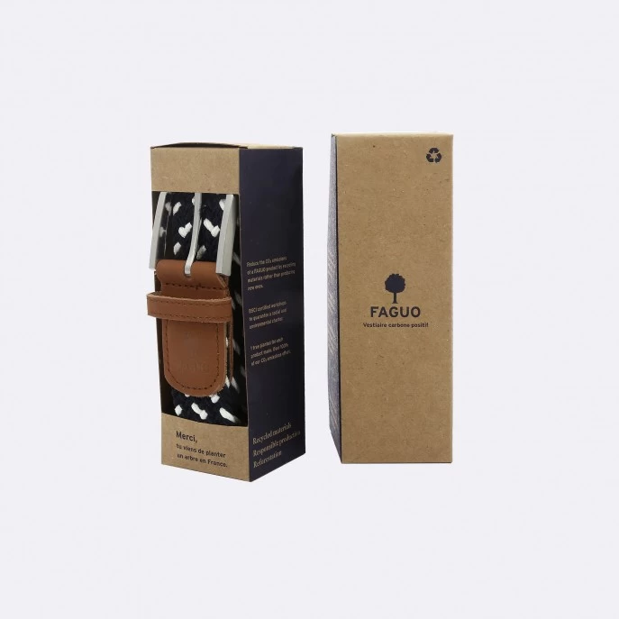 Ceinture Bleu Marine & écrue 4 Ceinture Bleu Marine & écrue – Image 2