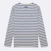Mariniere écrue & Bleue -Urbain Soldes prod 23852 aubrac t shirt coton coton recycle ecru bleu 687x687 c