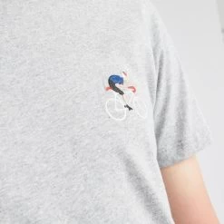 T-shirt Col Rond Gris Chiné Grimpeur 9 T-shirt Col Rond Gris Chiné Grimpeur -Urbain Soldes prod 24018 arcy t shirt coton coton recycle gris 687x687 c