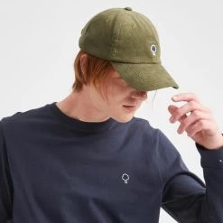 Casquette Kaki 11 Casquette Kaki -Urbain Soldes prod 24133 casquette kaki vegan coton viscose cap 687x687 c