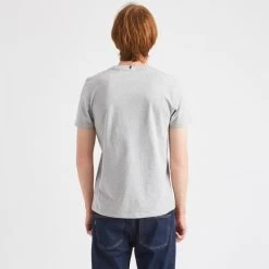 T-shirt Col Rond Gris Chiné Homme Des Bois -Urbain Soldes prod 25071 arcy t shirt coton coton recycle gris 687x687 c