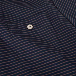 T-shirt Col Rond Bleu Marine & Camel -Urbain Soldes prod 25114 t shirt col rond bleu marine camel coton coton recycle olonne 687x687 c