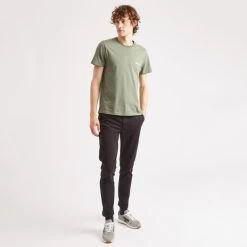 Chino Bleu Foncé Coupe Ajustée 14 Chino Bleu Foncé Coupe Ajustée -Urbain Soldes prod 25267 chino bleu fonce coton bio coton recycle brix 687x687 c