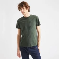 T-shirt Col Rond Vert -Urbain Soldes prod 25515 t shirt col rond vert coton coton recycle olonne 687x687 c