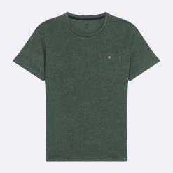 T-shirt Col Rond Vert