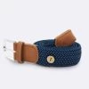 Ceinture Bleu Foncé & Blanc -Urbain Soldes prod 26407 ceinture bleu fonce blanc bleu fonce blanc belt 687x687 c