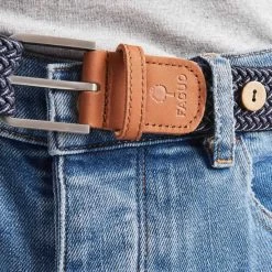 Ceinture Bleu Foncé & Blanc -Urbain Soldes prod 26412 ceinture bleu fonce blanc bleu fonce blanc belt 687x687 c