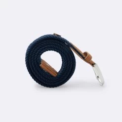 Ceinture Bleu Foncé & Blanc -Urbain Soldes prod 26413 ceinture bleu fonce blanc bleu fonce blanc belt 687x687 c