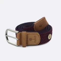 Ceinture Rouge Foncé & Marine