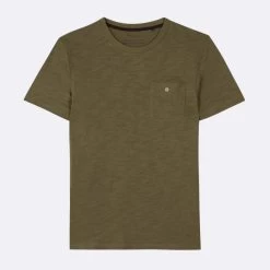 T-shirt Col Rond Kaki