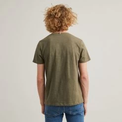 T-shirt Col Rond Kaki -Urbain Soldes prod 26991 olonne t shirt coton coton recycle vert 687x687 c