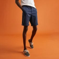 Short Bleu Marine -Urbain Soldes prod 27034 saulieu pantalon coton organique coton recycle bleu 687x687 c