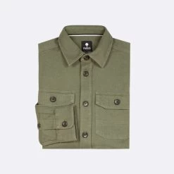 Surchemise Kaki -Urbain Soldes prod 27141 cerilly chemise coton recycle coton vert 687x687 c
