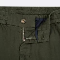 Pantalon Kaki -Urbain Soldes prod 27166 dreuille pantalon coton lyocell vert 687x687 c