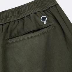 Pantalon Kaki -Urbain Soldes prod 27167 dreuille pantalon coton lyocell vert 687x687 c