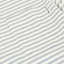 T-shirt Col Rond écru Rayé Bleu -Urbain Soldes prod 27200 migne t shirt coton coton recycle ecru bleu 687x687 c