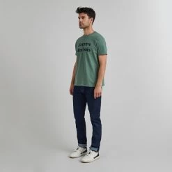 T-shirt Col Rond Vert Homme Des Bois 11 T-shirt Col Rond Vert Homme Des Bois -Urbain Soldes prod 28231 t shirt col rond vert coton coton recycle arcy 687x687 c