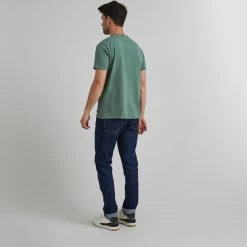 T-shirt Col Rond Vert Homme Des Bois 12 T-shirt Col Rond Vert Homme Des Bois -Urbain Soldes prod 28232 t shirt col rond vert coton coton recycle arcy 687x687 c