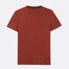 T-shirt Col Rond Rouge