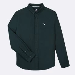 Chemise Classique Vert Foncé
