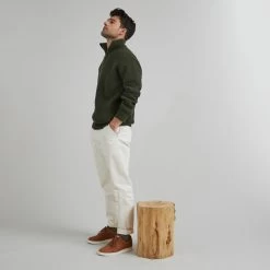 Pantalon écru -Urbain Soldes prod 28599 luberon pantalon coton coton recycle ecru 687x687 c