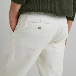 Pantalon écru -Urbain Soldes prod 28601 luberon pantalon coton coton recycle ecru 687x687 c