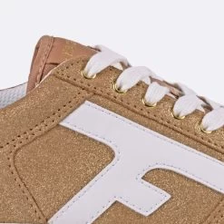 Tennis Cuivre -Urbain Soldes prod 28972 tennis cuivre suede pu walnut platform 687x687 c