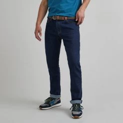 Ceinture Bleu Marine & Ocre -Urbain Soldes prod 28988 ceinture bleu marine ocre bleu marine ocre belt 687x687 c