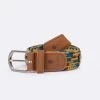 Ceinture Ocre & Bleu
