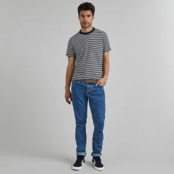 Ceinture Ocre & Bleu 10 Ceinture Ocre & Bleu -Urbain Soldes prod 29017 belt ceinture en polyester recycle elasthanne ocre marine 687x687 c