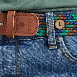 Ceinture Bleu & Green -Urbain Soldes prod 29023 belt ceinture en polyester recycle elasthanne bleu canard vert 687x687 c