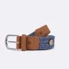 Ceinture Bleu Chiné -Urbain Soldes prod 29025 belt ceinture en polyester recycle elasthanne marine chine 687x687 c