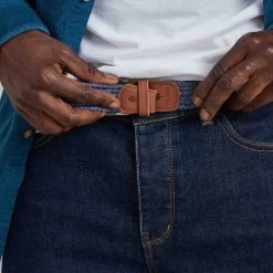 Ceinture Bleu Chiné -Urbain Soldes prod 29029 belt ceinture en polyester recycle elasthanne marine chine 687x687 c