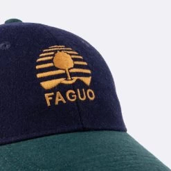 Casquette Bleu & Vert -Urbain Soldes prod 29302 cap casquette en polyester laine marine vert fonce 687x687 c