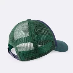 Casquette Bleu & Vert -Urbain Soldes prod 29303 cap casquette en polyester laine marine vert fonce 687x687 c
