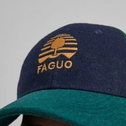 Casquette Bleu & Vert -Urbain Soldes prod 29304 cap casquette en polyester laine marine vert fonce 687x687 c