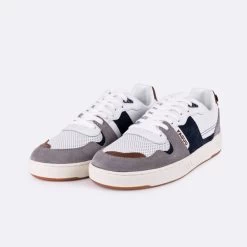 Baskets Blanche & Gris -Urbain Soldes prod 29823 baskets blanc gris cuir suede ceiba 687x687 c