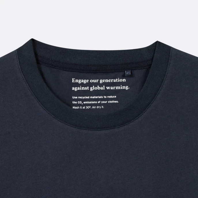 T-shirt Col Rond Bleu Marine J'aime Mon Vélo 10 T-shirt Col Rond Bleu Marine J'aime Mon Vélo – Image 8