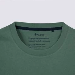 T-shirt Col Rond Vert Homme Des Bois 15 T-shirt Col Rond Vert Homme Des Bois -Urbain Soldes prod 30028 t shirt col rond vert coton coton recycle arcy 687x687 c