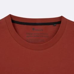 T-shirt Col Rond Rouge -Urbain Soldes prod 30030 t shirt col rond rouge coton coton recycle arcy 687x687 c