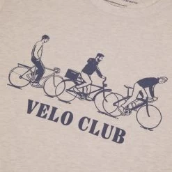 T-shirt Col Rond Beige Chiné Vélo Club -Urbain Soldes prod 32324 arcy t shirt coton coton recycle beige 687x687 c