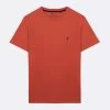T-shirt Col Rond Terracotta Broderie Arbre -Urbain Soldes prod 32346 arcy t shirt coton coton recycle rouge 687x687 c
