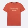 T-shirt Col Rond Terracotta Yes -Urbain Soldes prod 32355 arcy t shirt coton coton recycle rouge 687x687 c