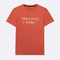 T-shirt Col Rond Terracotta Yes