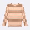 Marinière écrue & Terracotta -Urbain Soldes prod 32390 aubrac t shirt coton coton recycle ecru rouge 687x687 c