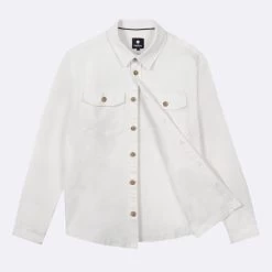 Surchemise écrue -Urbain Soldes prod 32433 cerilly chemise coton recycle coton ecru 687x687 c