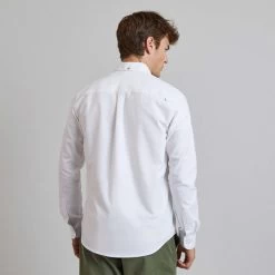Chemise Manche Longue Blanche -Urbain Soldes prod 32702 ivoy chemise coton blanc 687x687 c