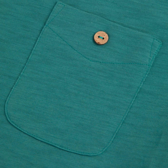 T-shirt Col Rond Turquoise 7 T-shirt Col Rond Turquoise – Image 5